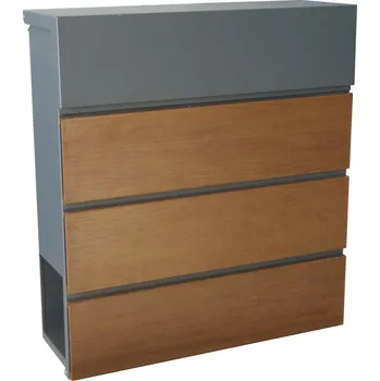 Poštovní schránka M.a.t. group Schránka poštovní 370x410x130mm dekor DŘEVO