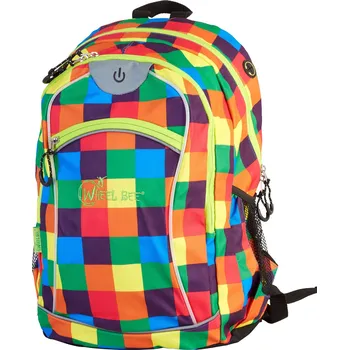 turistický batoh WHEEL BEE Batoh Wheel Bee NIGHT VISION 30 oranžová