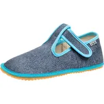 Beda zdravé flexibilní barefoot bačkůrky BFN-170020/W - Turquoise Denim - užší pata Velikost EU: 29, vnitřní délka: 186, vnitřní šířka: 75