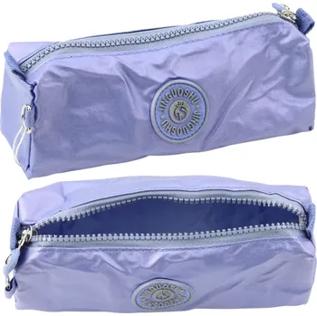 Penál Školní penál s jednou přihrádkou, modrý