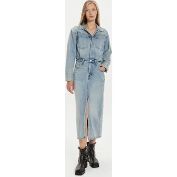 Dámské oblečení Levi's® Džínové šaty Western 0002Q-0000 Modrá Regular Fit 25