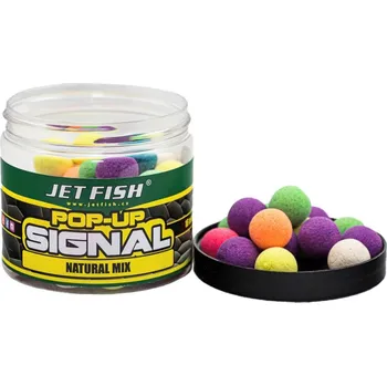 Boilies Jet Fish Jetfish Pop Up Signal Natural Mix 250ml Průměr: 16mm