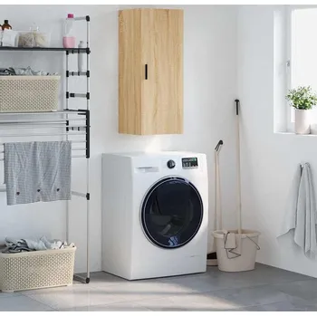 Koupelnový nábytek vidaXL Nástěnná skříňka 34,5 x 34 x 90 cm [828870] Barva: dub sonoma