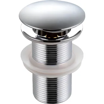 Sifon Umyvadlová výpusť Silvia click-clack stříbrná