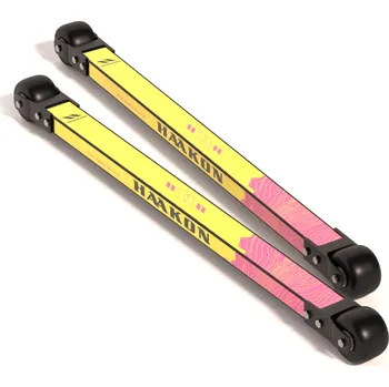 Kolečkové lyže Kolečkové lyže HAAKON Pink Fiber Classic Vázání: S vázáním NNN (velikost boty zadejte do poznámky)