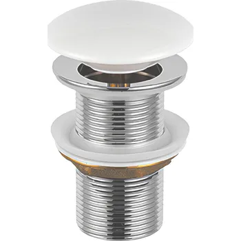 Sifon Umyvadlová výpusť Mandy click-clack bílý lesk