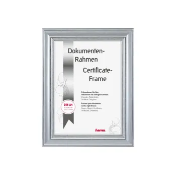 Rám na obraz Hama rámeček plastový LOBBY, stříbrná, 21x29,7 cm