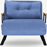 Rozkládací křeslo Single Sando modré