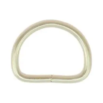 Pouzdro na nůž Sedlářské polokroužky - 20mm barva Nikl