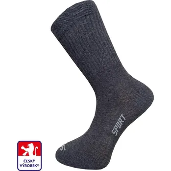 Ponožky sportovní KS-ELINE 39-41 Antracit