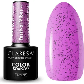 Kosmetika CLARESA_Soak Off UV/LED Festival Vibes Hybridní lak 004 5g
