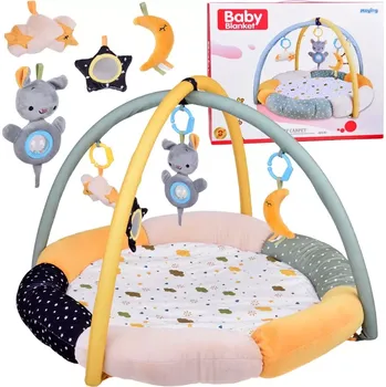 Hrací deka JOKO Měkká edukační hrací podložka s obloukem obláček