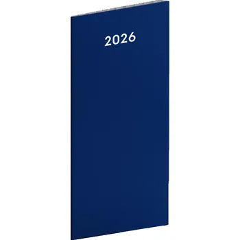 Diář Vreckový plánovací diář Modrý 2026