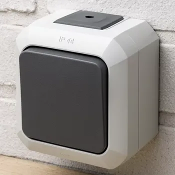 vypínač ABB Variant+ 3558N-C07510 S - Přepínač křížový, ř.7, IP54, šedá