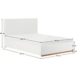 Postel s úložným prostorem NUVOLA Tempo Kondela