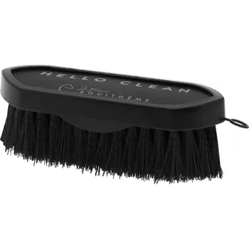 Čištění pro koně EQUITHÈME Kartáč na tělo Dandy Je t'aime Equithème, černý