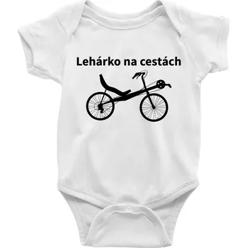 Kojenecký body Lehárko na cestách - Body kojenecké s krátkým rukávem - Krátký r. 18-24 měs ( Bílá )