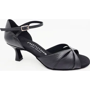 Dámská sálová obuv Rummos,Dámské taneční latinky R385/50RR, černá kůže 35.5