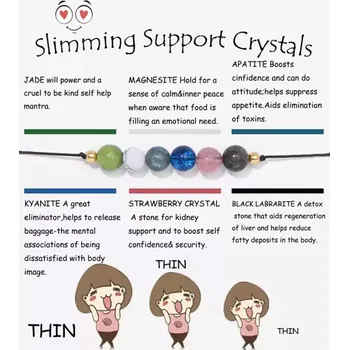 Náramek Freya Náramek Slimming Support Crystals – podpora při hubnutí & sebelásce