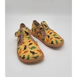 Beda zdravé flexibilní barefoot bačkůrky BFN-170020/W - Dinosaurus - užší pata Velikost EU: 35, vnitřní délka: 227, vnitřní šířka: 85
