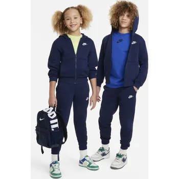 Nike Fleece Tracksuit Junior Boys Navy 7-8 let