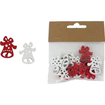 Vánoční dekorace Dekorace zvoneček, 12 ks D7232