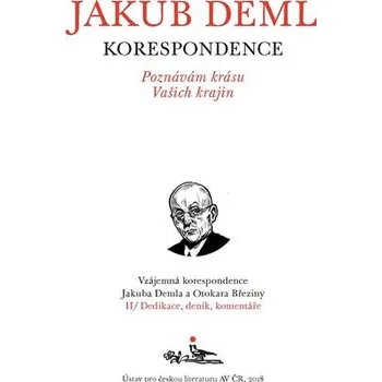 Kniha Poznávám krásu Vašich krajin - Vzájemná korespondence Jakuba Demla a Otokara Březiny