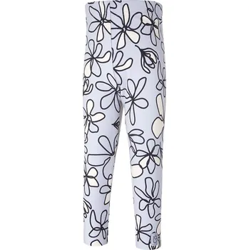 Little Angel Legíny - sv.šedá kytky Velikost oblečení: 104