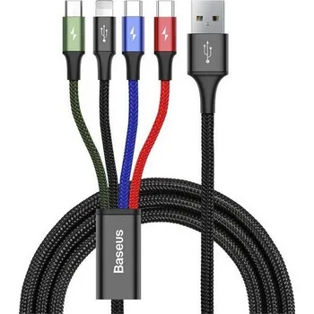Datový kabel na mobil (CA1T4-B01) 1,2m 4v1 barevný