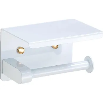 APT DRŽÁK NA PAPÍRY S POLICÍ BÍLÝ