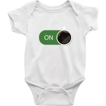 Kojenecké oblečení Káva ON - Body kojenecké s krátkým rukávem - Krátký r. 18-24 měs ( Bílá )