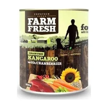Krmivo pro psa Farm Fresh Dog Kangaroo with Cranberries konz 400g