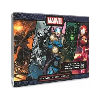 Komiks pro dospělé Marvel Comics Tagesabreißkalender 2026