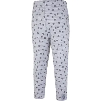 Dupačky Little Angel Legíny lesk - šedý melír šedý puntík Velikost oblečení: 92