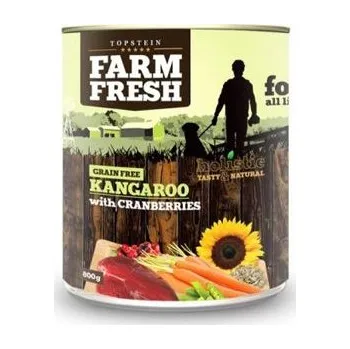 Krmivo pro psa Farm Fresh Dog Kangaroo with Cranberries konz 400g
