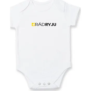 Kojenecké oblečení Rád ryju lžíce - Body kojenecké s krátkým rukávem - Krátký r. 18-24 měs ( Bílá )