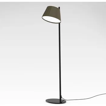 Lampička MARSET Tam Tam P stojací lampa, 1 zdroj, hnědošedá - stínidlo - průměr 22 cm, výška 13 cm;délka kabelu 200 cm hnědošedá, černá 1 x 5 W LED - Doprava zdarma