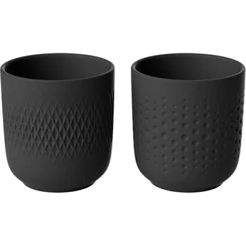 VILLEROY & BOCH Sada hrnků Manufacture Collier Noir, 2 ks
