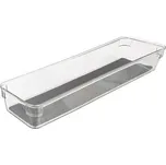 Organizér 32,5x9,3x4,8cm GREY, transp.plast