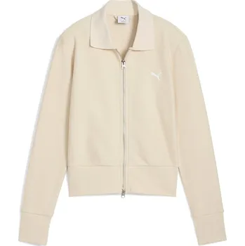 Dámská mikina Dámská Mikina PUMA PREMIUM ESS KNITTED CARDIGAN 62978187 – Béžová S
