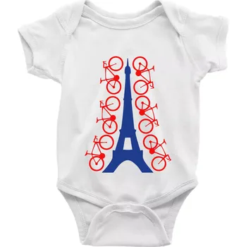 Kojenecký body Cyclo Paris - Body kojenecké s krátkým rukávem - Krátký r. 18-24 měs ( Bílá )