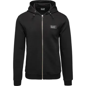 Pánská mikina Pánská Mikina EA7 TRAIN LUX M HOODIE FZ INPL ST 3DPM82PJUEZ1200 – Černá S