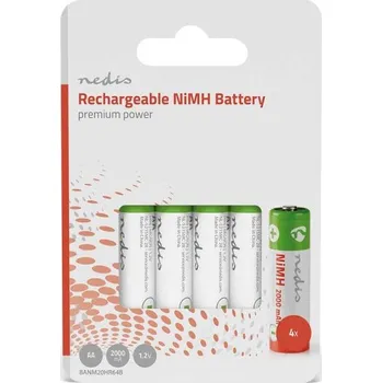 Článková baterie Dobíjecí Ni-MH baterie AA | 1.2 V DC BANM20HR64B Nedis