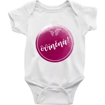 Kojenecký body Ovíněná - Body kojenecké s krátkým rukávem - Krátký r. 18-24 měs ( Bílá )