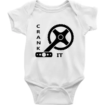 Kojenecký body Crank it - Body kojenecké s krátkým rukávem - Krátký r. 18-24 měs ( Bílá )