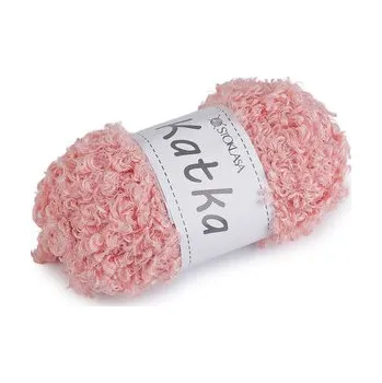 Příze Příze pletací kudrnatá Katka 100 g - 1 ks - 4 pudrová