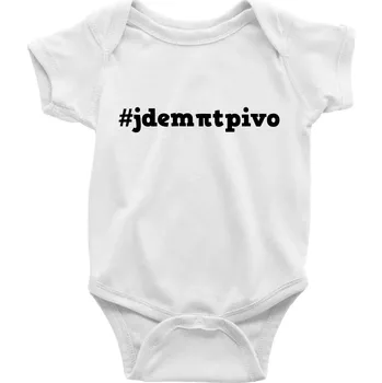 Kojenecký body Jdem pít pivo - Body kojenecké s krátkým rukávem - Krátký r. 18-24 měs ( Bílá )