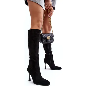 Dámské kozačky Kozačky na podpatku model 188529 Step in style 36