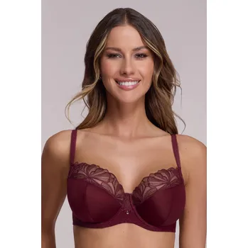 Podprsenka BRA AV 2196 POLOMĚKKÉ VÍNO VÍNO 100D