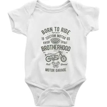 Kojenecký body Motorcycle Brotherhood - Body kojenecké s krátkým rukávem - Krátký r. 18-24 měs ( Bílá )